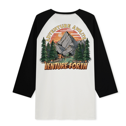 Adventure Awaits Raglan Long Sleeve Top