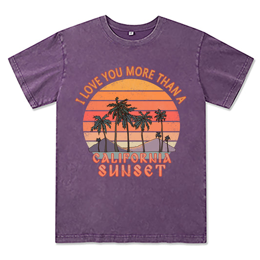 Freeleaf Sunset Reverie Unisex Washed Tee