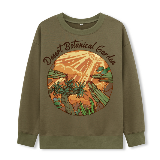 Desert Park Front-printed Sweatshirt