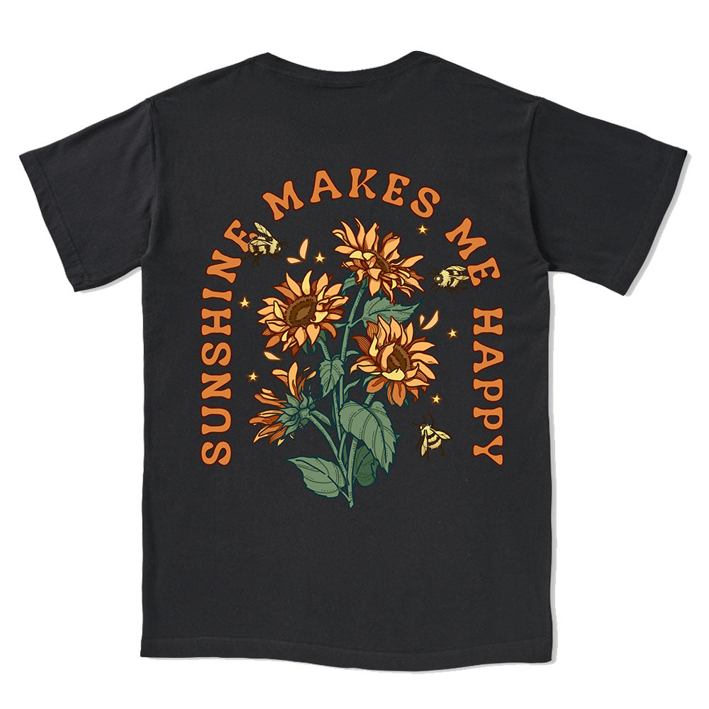 Freeleaf Sunshine Makes Me Happy Tee