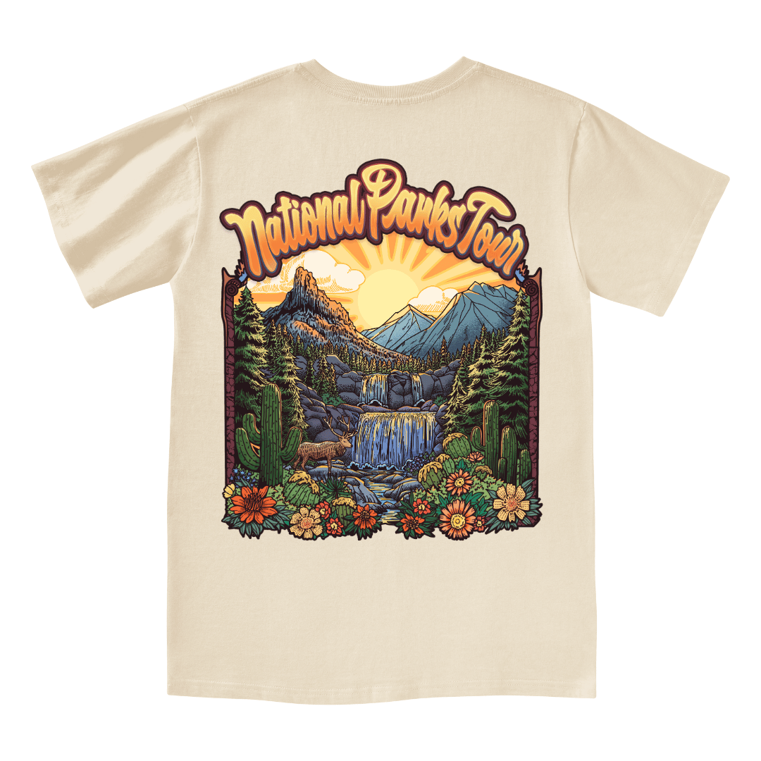 National Parks Tour V-neck Tee