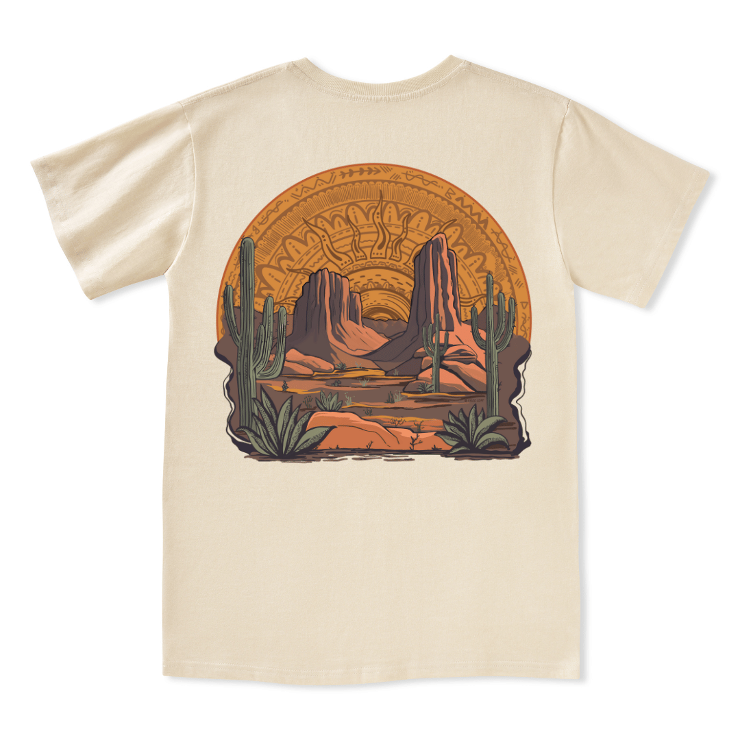 Golden Desert V-neck Tee