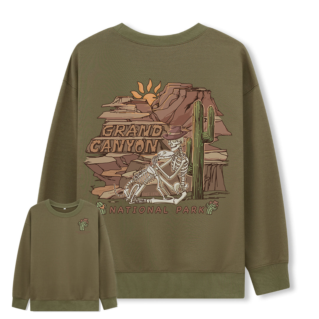 Freeleaf Grand Canyon National Park Unisex Nature Inspired Sweatshirt