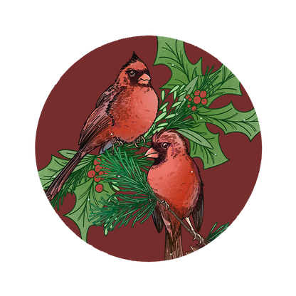 freeleaf-christmas-cardinal-badge-pin