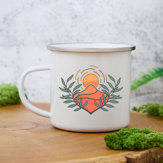 Freeleaf Oasis In The Desert Enamel Mug