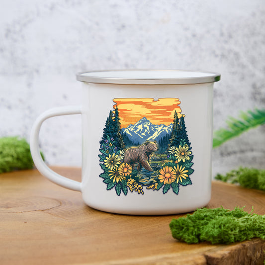 Freeleaf Go Into Nature Enamel Mug