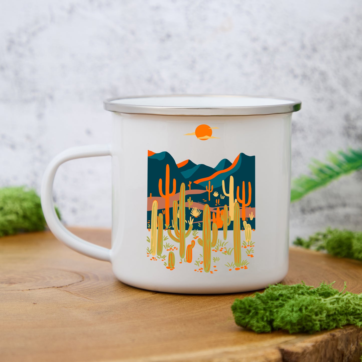 Freeleaf Desert Miracle Enamel Mug