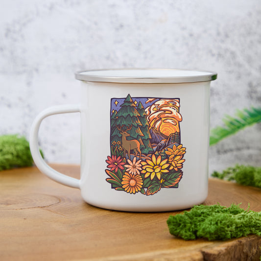 Freeleaf Wander In The Forest Enamel Mug