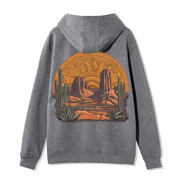 freeleaf-golden-desert-unisex-fleece-full-zip-hoodie