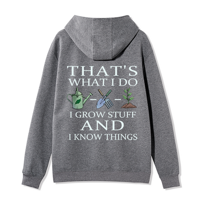 freeleaf-i-grow-stuff-and-i-know-things-sticker-back-printed-unisex-nature-inspired-fleece-full-zip-hoodie