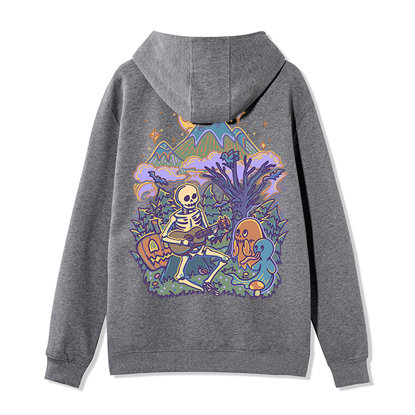 Freeleaf Fairy Tale Halloween Unisex Fleece Full-Zip Hoodie