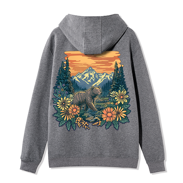 freeleaf-go-into-nature-back-printed-unisex-fleece-full-zip-hoodie