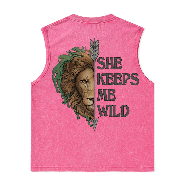 Freeleaf Wild at Heart Love's Serenade Unisex Washed Tank Tops