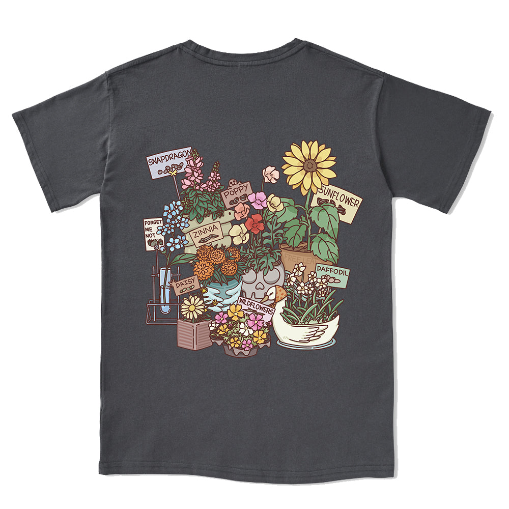 Freeleaf Flourishing Garden Nature Inspired Unisex Tee