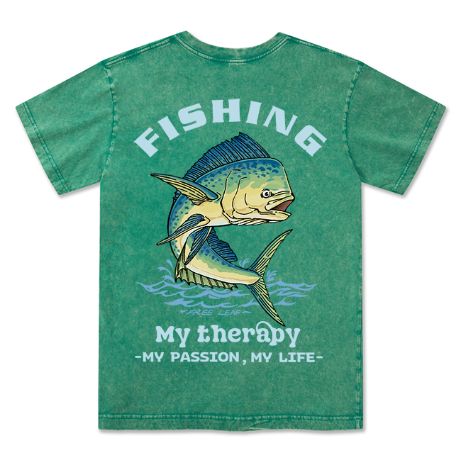 Freeleaf Mahi-Mahi Leap Unisex Washed Tee