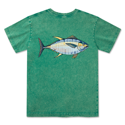 Freeleaf Bluefin Unisex Washed Tee