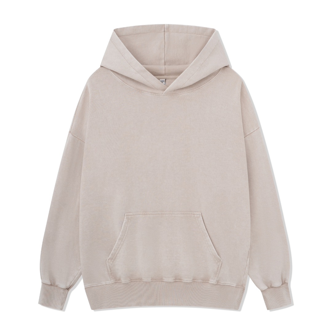 Freeleaf Unisex Vintage Washed Solid Hoodie