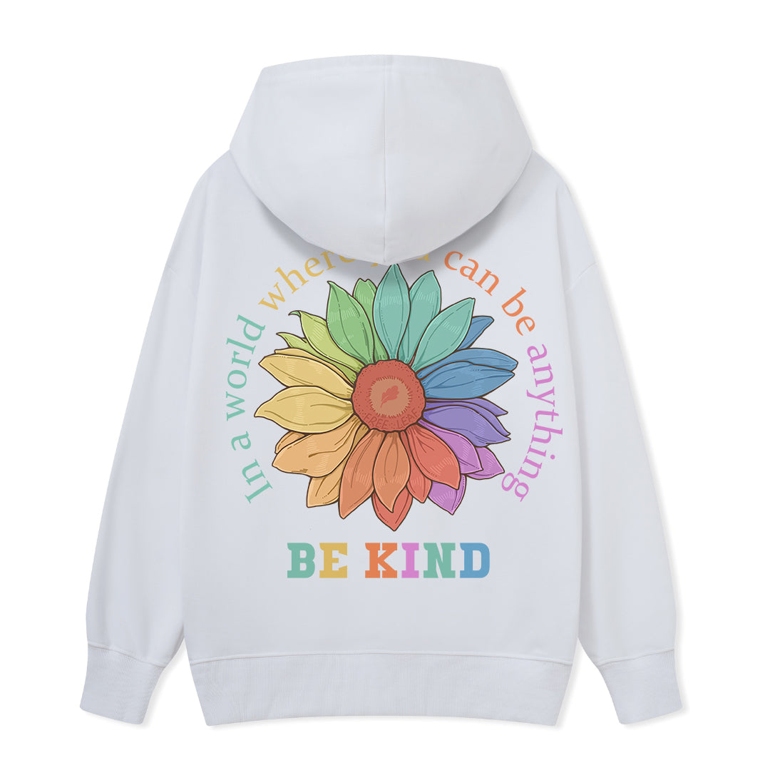 Freeleaf Be Kind Unisex Back-printed Hoodie