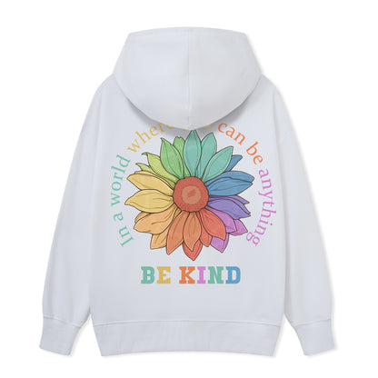 Freeleaf Be Kind Unisex Back-printed Hoodie