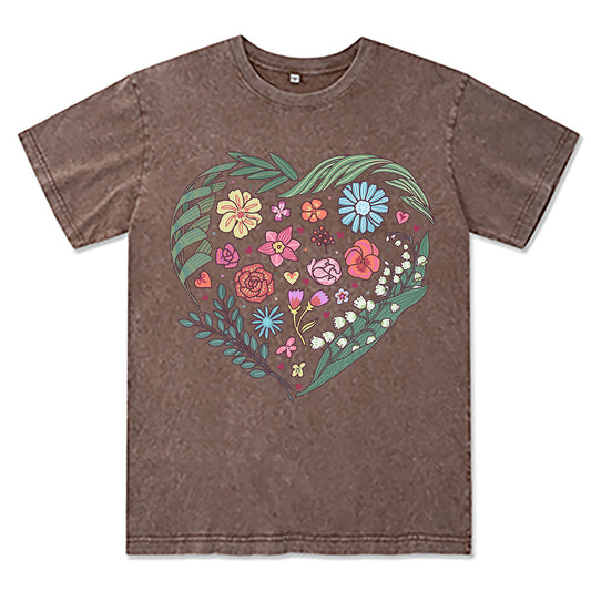 Freeleaf Love¡¯s Symphony Nature Inspired Unisex Washed Tee