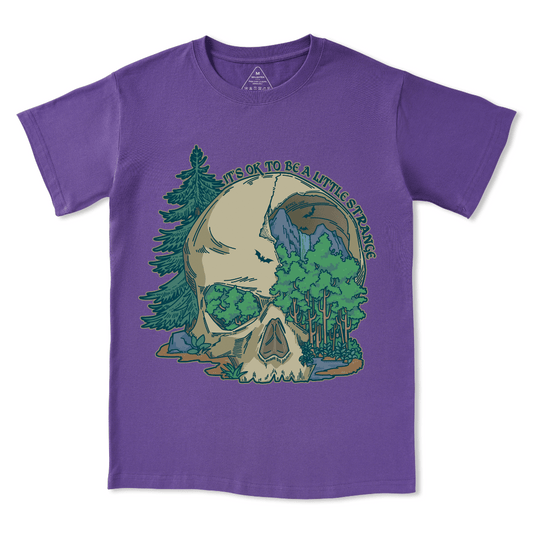 Skull Mountain Front-printed Tee