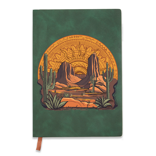 Freeleaf Golden Desert Vintage Leather Journal Notebook