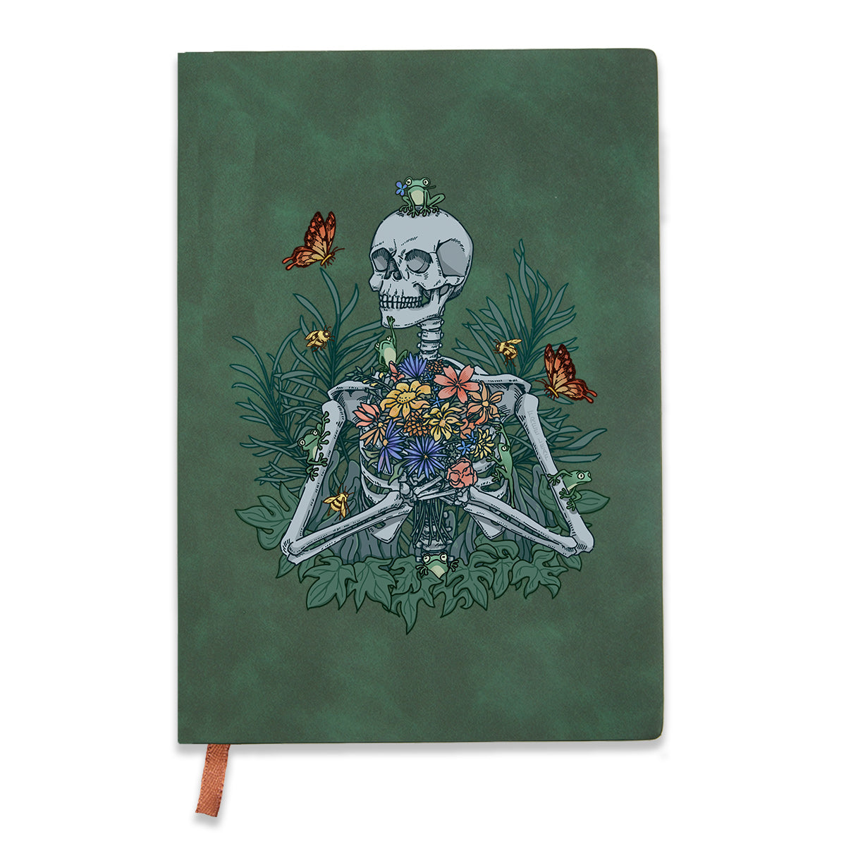 Freeleaf Rebirth in Bloom Vintage Leather Journal Notebook