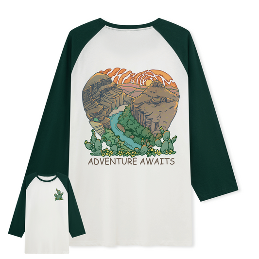 Big Bend National Park Raglan Long Sleeve Top