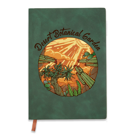 Freeleaf Desert Park Vintage Leather Journal Notebook