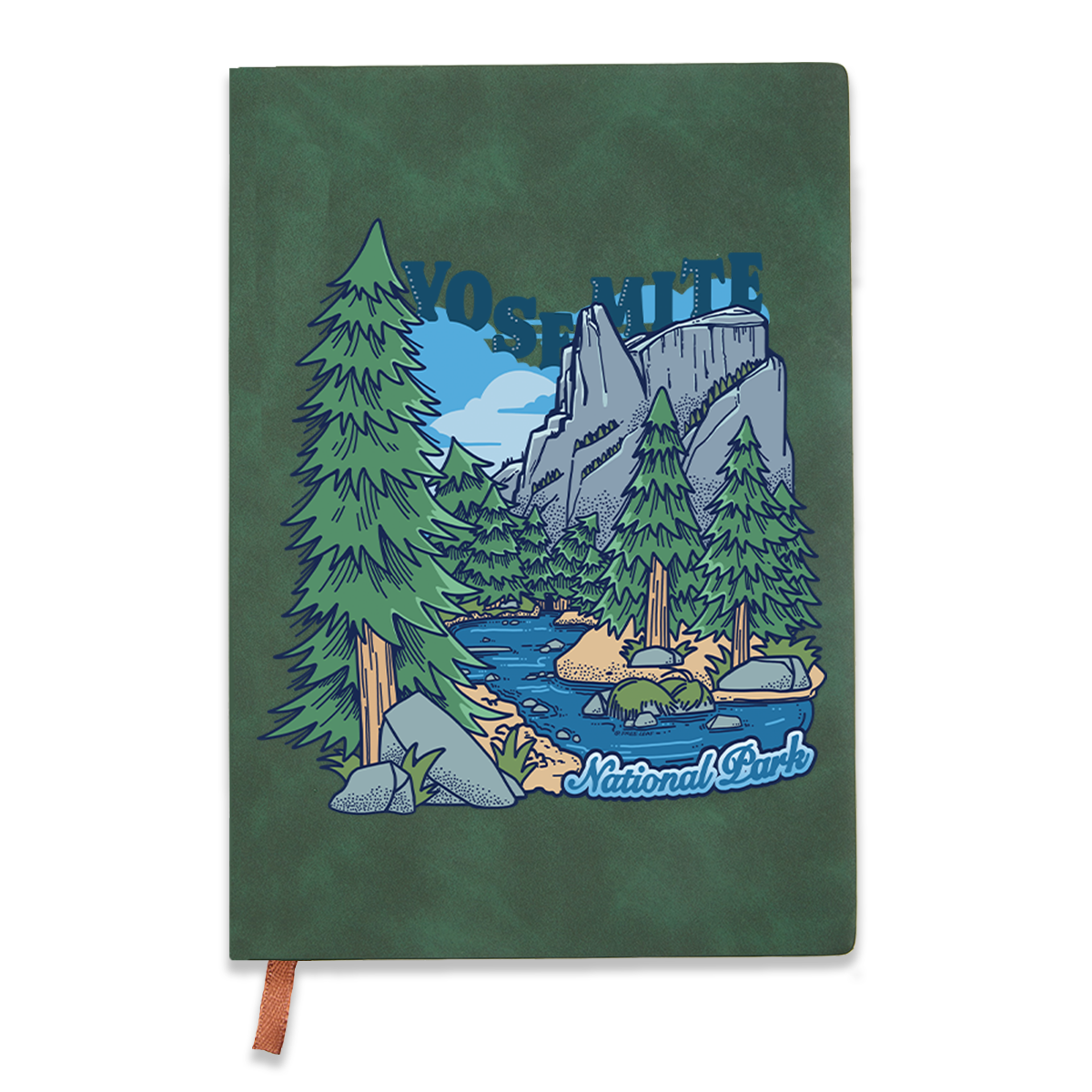 Freeleaf Yosemite National Park Vintage Leather Journal Notebook