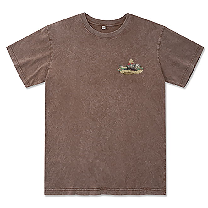 Freeleaf Fiesta Fishing Fever Unisex Washed Tee