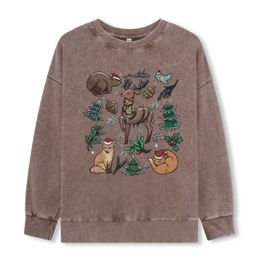 Yellowstone Christmas Wonderland Washed Sweatshirt