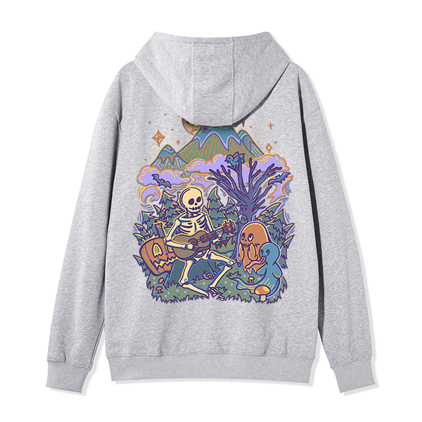 Freeleaf Fairy Tale Halloween Unisex Fleece Full-Zip Hoodie