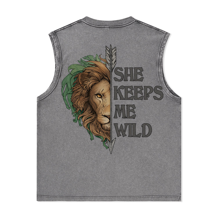 Freeleaf Wild at Heart Love's Serenade Unisex Washed Tank Tops