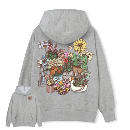 Freeleaf Flourishing Garden Nature Inspired Unisex Hoodie