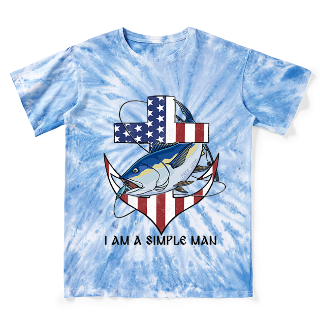 Freeleaf Faithful Angler Unisex Washed Tee