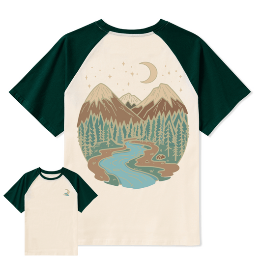 Dreamland Raglan Short Sleeve Top