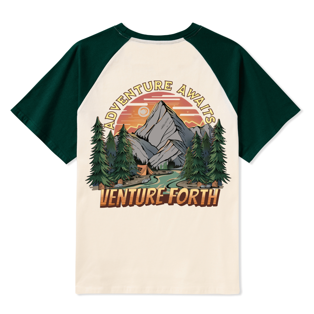 Adventure Awaits Raglan Short Sleeve Top