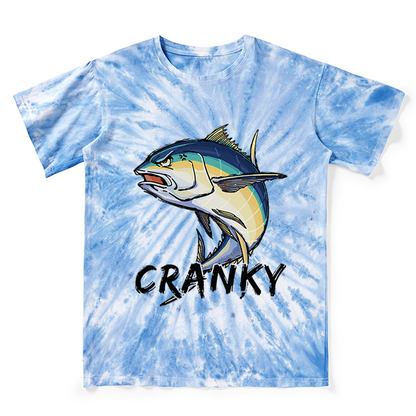 Freeleaf Cranky Bluefin Unisex Washed Tee