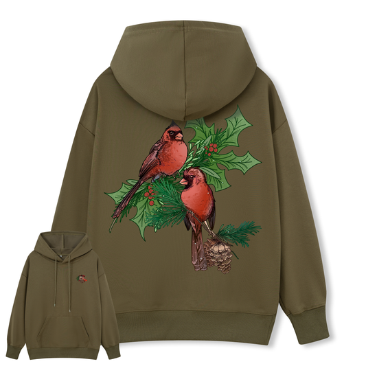 Christmas Cardinal Hoodie