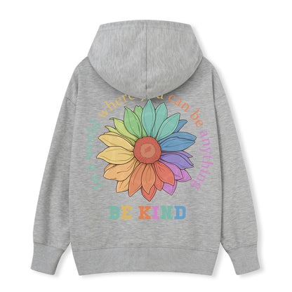 Freeleaf Be Kind Unisex Back-printed Hoodie