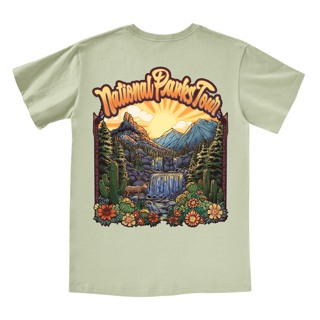 National Parks Tour V-neck Tee