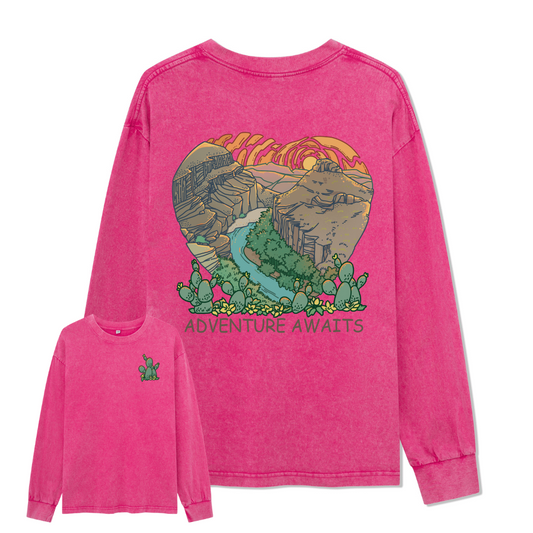 Big Bend National Park Washed Long Sleeve Top