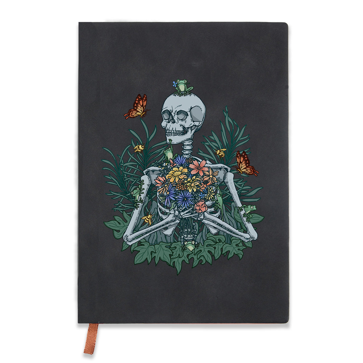 Freeleaf Rebirth in Bloom Vintage Leather Journal Notebook