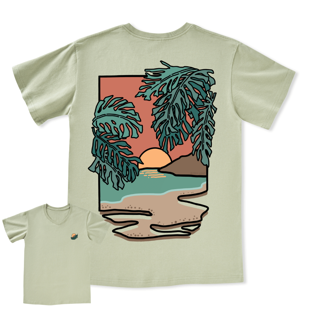 Hawaiian Vacation V-neck Tee