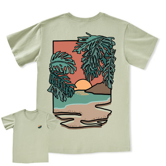 Hawaiian Vacation V-neck Tee