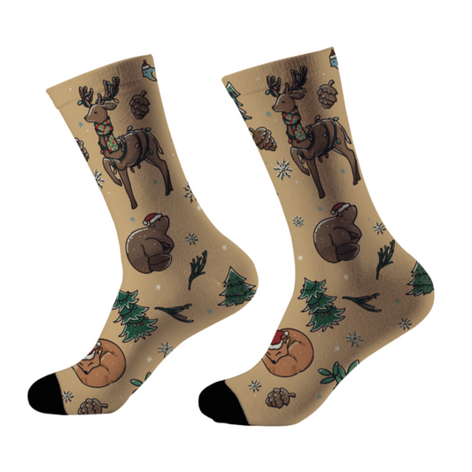 Yellowstone Christmas Wonderland Sock