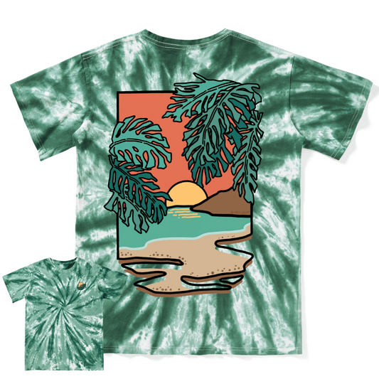 Hawaiian Vacation Tie Dye Tee