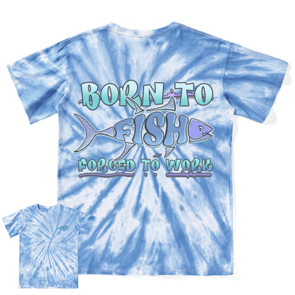 Born To Fish Tie Dye Tee