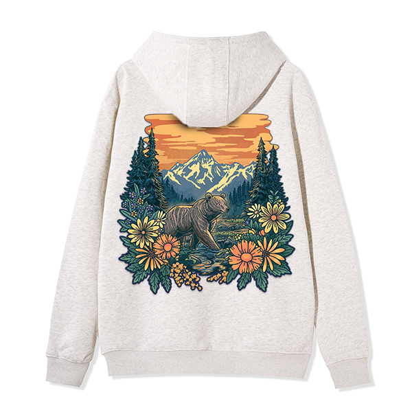 freeleaf-go-into-nature-back-printed-unisex-fleece-full-zip-hoodie